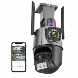 Cámara de Seguridad PTZ Doble Sensor