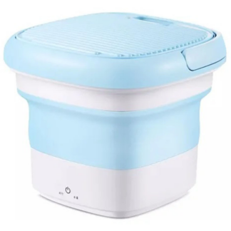 🌀 Mini Lavadora Eléctrica Portátil Ajustable con Bañera Plegable
